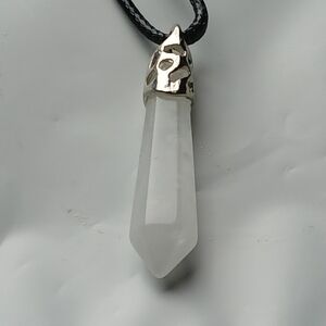 Elegant Rock Quartz Pendant Necklace